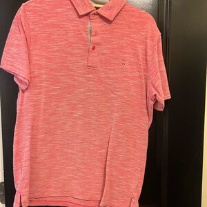 Tailorbyrd Heathered Pink Polo Shirt